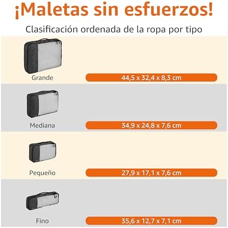 Cubos de empaque variados