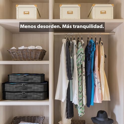 Organizadores de viaje negros