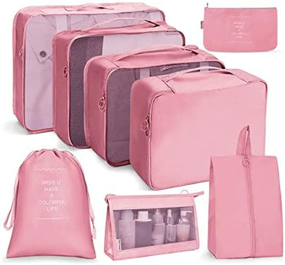 Cubos organizadores rosa