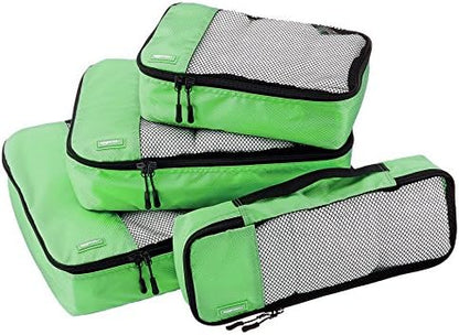 Cubos de viaje verdes
