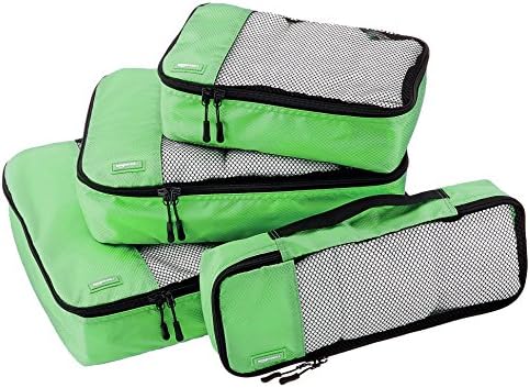 Cubos de viaje verdes