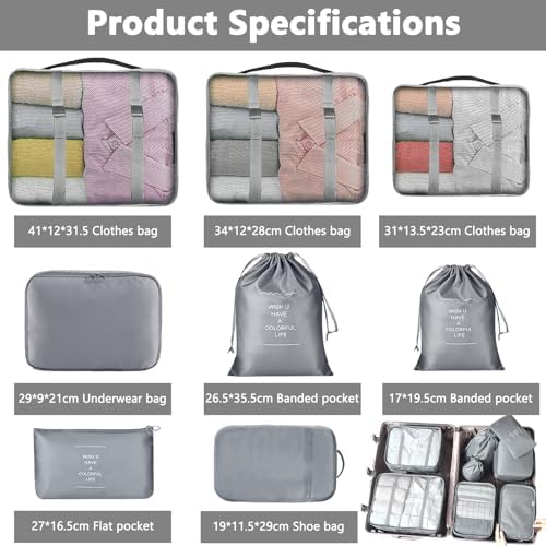 Cubos impermeables para viaje