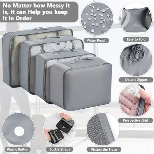 Cubos impermeables para viaje