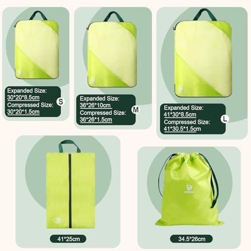 Organizadores verdes ultraligeros