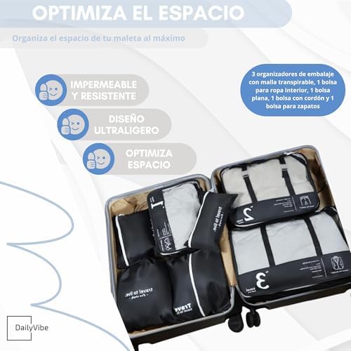 Organizadores impermeables de viaje